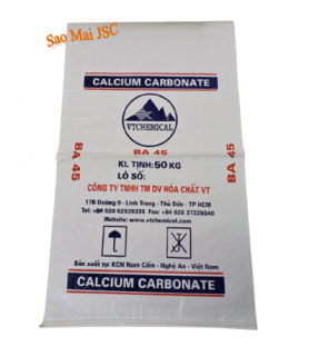 Bao Bì Đóng Gói Bột Đá / Bao Nhựa PP Dệt tráng/ Bao PP...